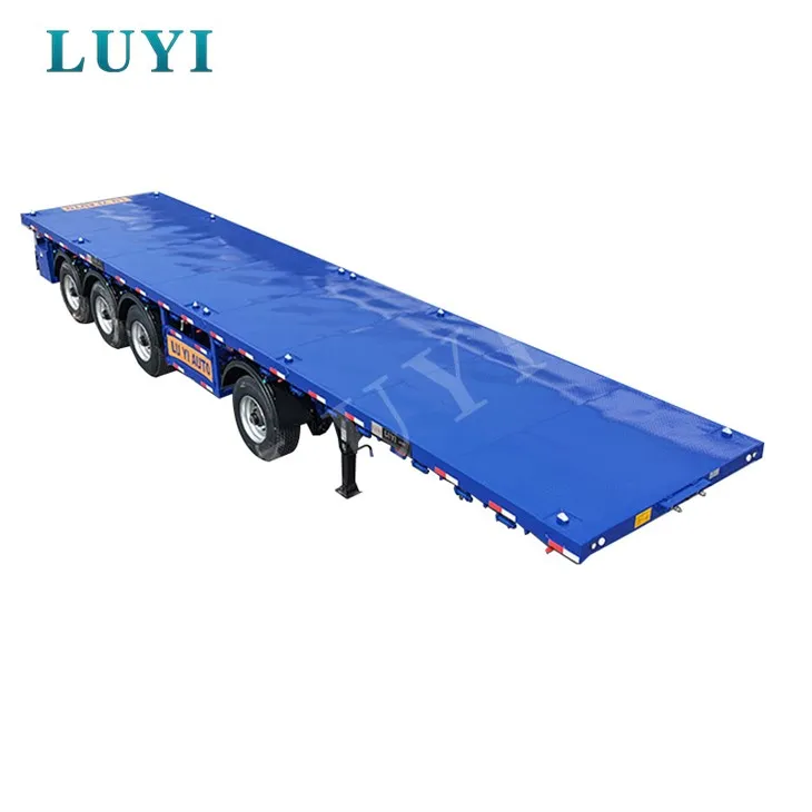 Fireakslet flatbed for logistikkbruk