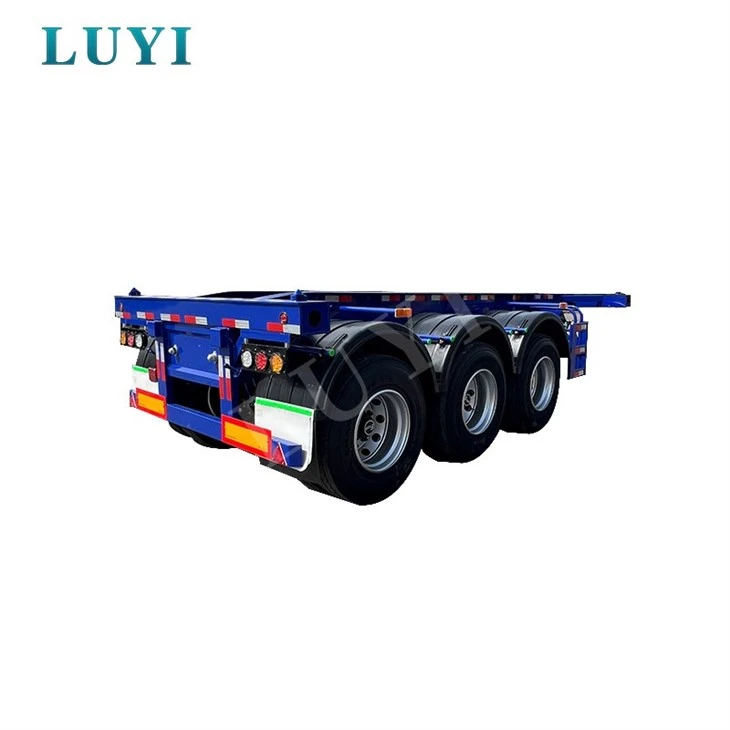 Reliable 3 Axle 40ft Container Flatbed Trailer high quality